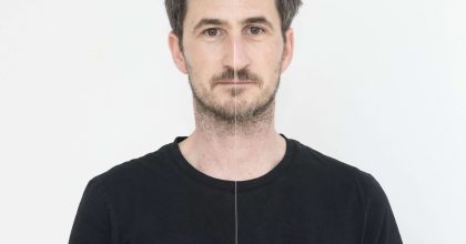 Vladimir-Novak_portrait-with-the-installation-Calm-at-Salon-Galic-Split_©-Zaklina-Antonijevic-Vladimir-Novak-scaled